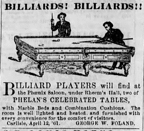 Carlisle Herald advertisement April 12, 1861