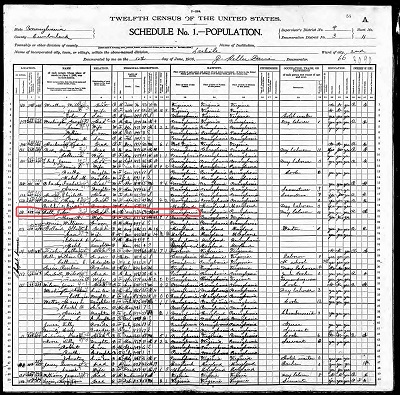 1900 United States Federal Census for John Belt