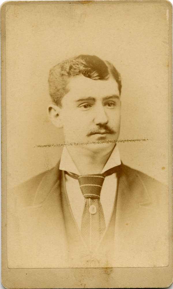 Benjamin M. Kline, aged 20, taken by John Daily, Altoona, PA.