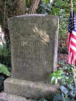 Tombstone for John Green