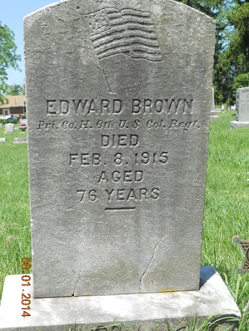 Tombstone of Edward Brown