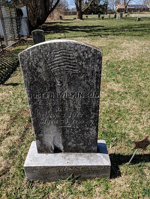 Tombstone of Joseph Wilkinson