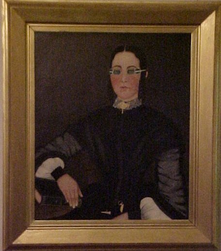 Portrait of Miss Margaret Ramsey Woods (1823-1895) ca.1855, by John James Trumbull Arnold.