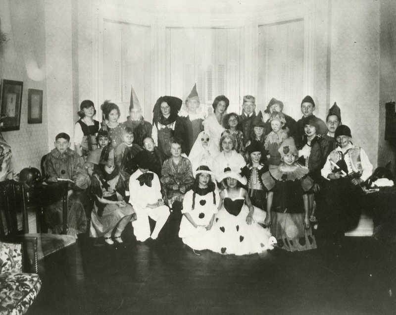 Children in Halloween Costumes