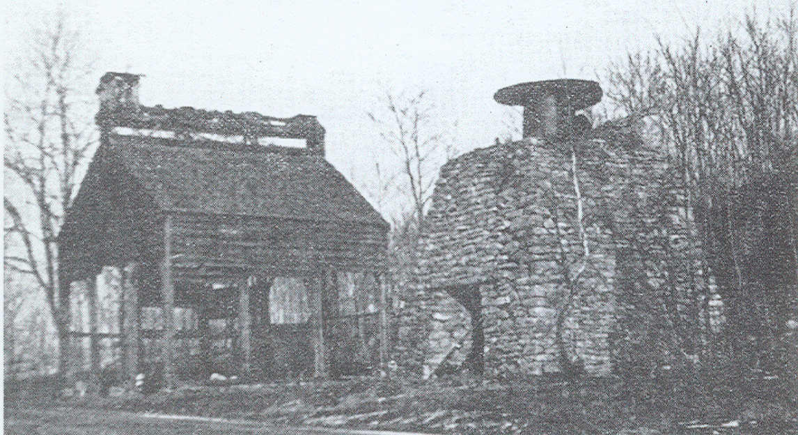 Photo of Big Pond Furnace during the Great Depression circa 1936