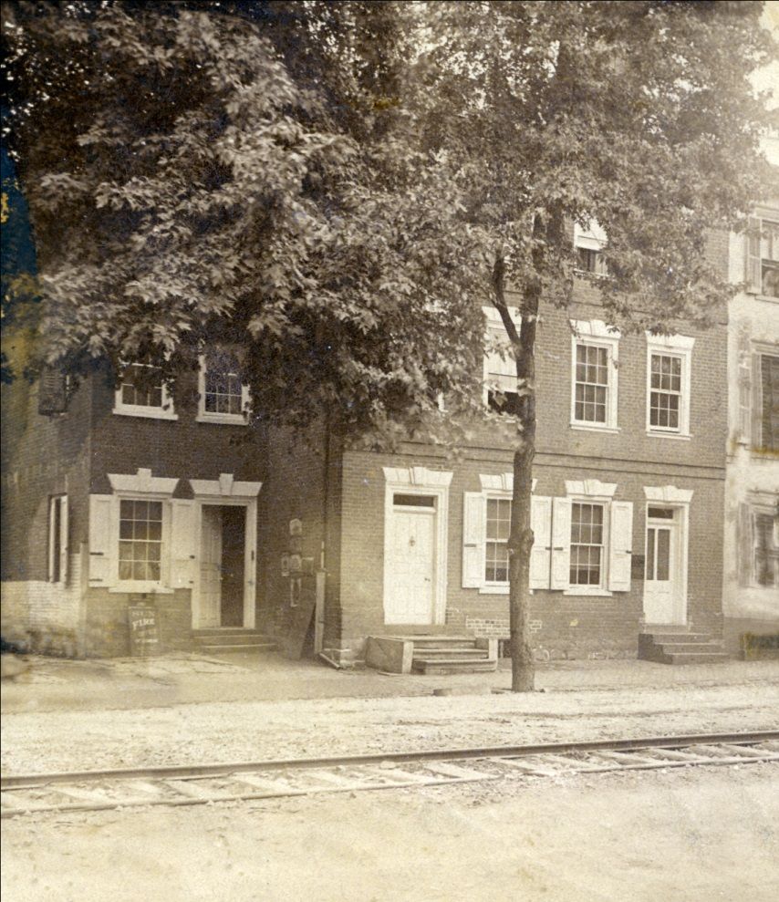Emmeline and her brother and sisters lived their lives in this three-story brick house on West High Street near the corner of Pitt Street in Carlisle.