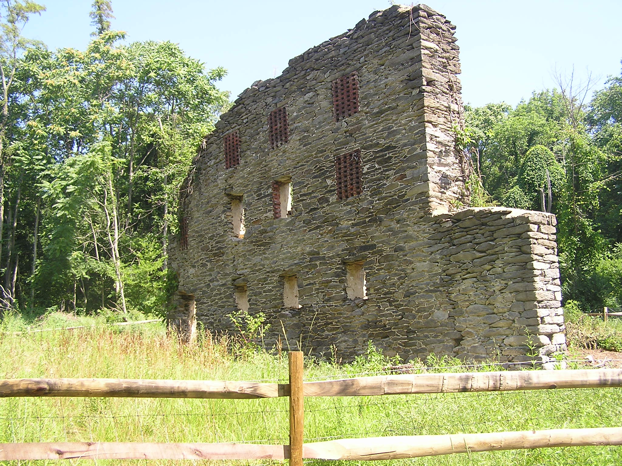 Image of the Ruins at the Camp Michaux Historic Site
