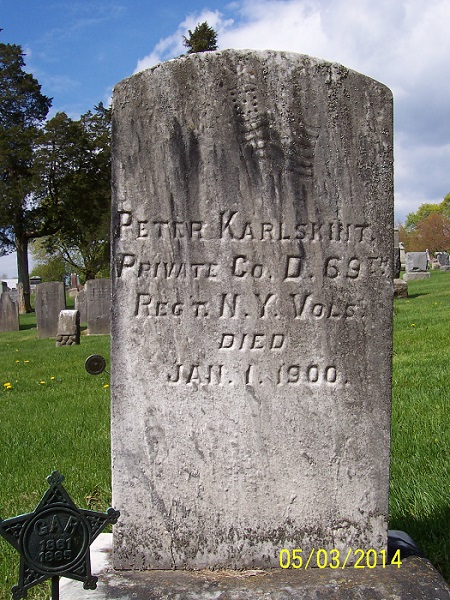 Tombstone of Peter Karlskind