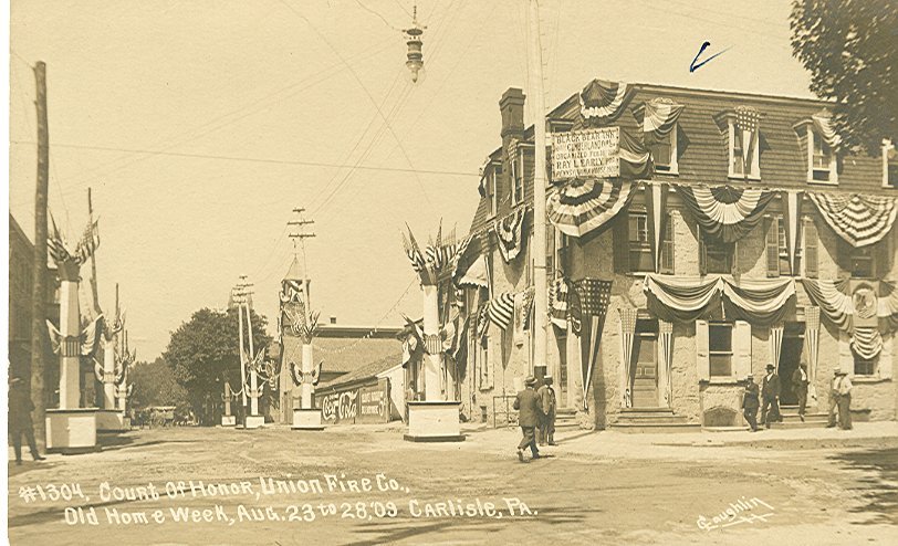 Photo of the Union Firehouse in 1909