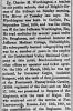 Scan of Charles M. Worthington's obituary in the American Volunteer on October 17, 1878
