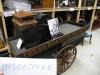 Image of the peanut cart in storage at the Cumberland County Historical Society.
