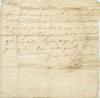 Scan of letter to Captain Postelwaite regarding an order for 5 cows, from General William Thompson on March 29, 1780